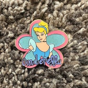 Disney Cinderella Pink Flower Pin
